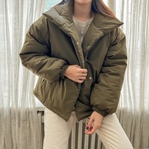 하이넥스토퍼숏패딩점퍼