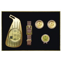 제이엔피 스포츠 골드아크릴 네임택, JN-701I)아이언네임택/볼마커세트, 1개