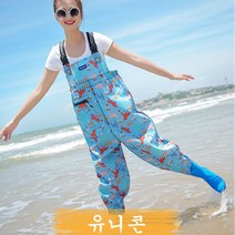 Makone 남여공용 낚시 해루질장비 가슴장화 갯벌체험옷 전신장화, 유니콘