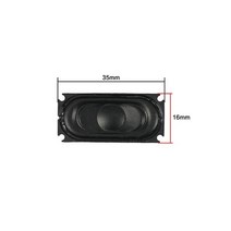 lg 블루투스 누구 스피커 GHXAMP 16*35mm 노트북 8 Ohm 2W 미니 스피커 충격 음질 고감도 40*20mm 2 개, 16x35mm