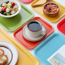 레트로 유니크 빈티지 팔레트 컬러 트레이, 썬셋오렌지