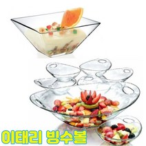 아이스크림컵 빙수용기 사각 빙수볼 여름 타원보울 투명 눈꽃 팥빙수그릇 디저트 요거트그릇, 보르고노보 모디 사각볼 20cm 1P
