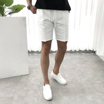 간빠레 남자 포인트 절개 컷팅 여름 밴딩 반바지 5부 팬츠S-3XL