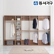 동서가구 리빙스 JK3200 드레스룸 DF901431, 브라운