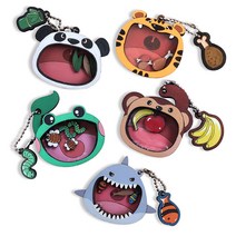 [ABC문구] 아이디몬 우드 DIY 동물쉐이커 / 동물모양 키홀더 나무 공예, 동물쉐이커 : 판다