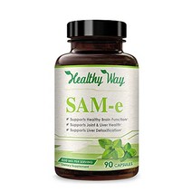 건강한 방법 퓨어 삼에 500mg 90 캡슐 (s-adenosyl methionine)은 건강을 지원합니다. 뇌 기능 비 GMO 미국산