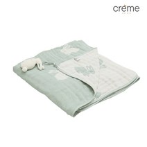 크레므앙팡 치포 오가닉 6중직 거즈 블랭킷 BS(100X140)+네임택
