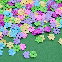 꽃모양 스팽글 만들기 액세서리 목걸이 꾸미기 재료 부자재 집에서만들기 장난감 DIY