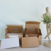 카페 베이커리 메세지카드 diy 무지 명함지 100장 화이트/크라프트지, 화이트지(100매)