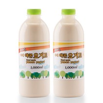 네모메존 수제 웰빙 야콘 프리바이오틱스 유산균 요거트 1000mL/요거트/요구르트/떠먹는요거트/마시는요거트/건강요거트/쾌변요거트/유산균, 수제 야콘 요거트 1000mL
