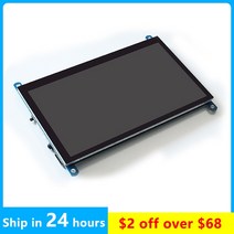 휴대용 미니 7 인치 5 포인트 용량 성 LCD 터치 스크린 패널 IPS 1024x600 풀 HD HDMI 게임 모니터 PC 디스플레이 라즈베리 파이, CHINA_7 inch IPS Screen