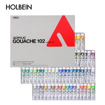 홀베인 아크릴과슈 102색 세트 20ml, 단품