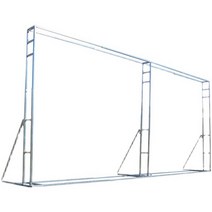 현수막 프레임 포토존 배너 광고 대형 배경판 거치대, A 4x3m