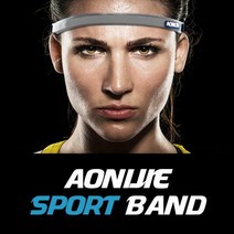 AONIJIE 신개념 땀흘림방지 헤어밴드 스포츠밴드, 퍼플(고무밴드타입)