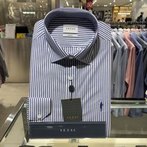예작 예작 남성정장와이셔츠 슬림핏 런던스트라이프 긴팔셔츠 (YJ2SB954-NY)