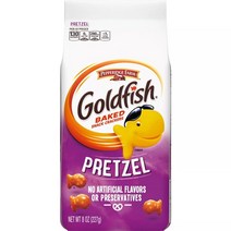 [미국직배송]페퍼리지팜 골드 프레첼 체다 크래커 227g Goldfish Pretzel Crackers