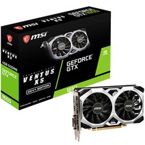 MSI 지포스 GTX 1650 벤투스 S V1 OC D6 4GB 그래픽카드, N1650VTD62
