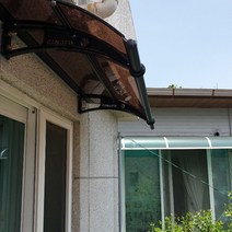 캐노픽스 500x1000 주차장 캐노피 비가리개 어닝 천갈기 울타리 가림막, 검정틀 투명렉산
