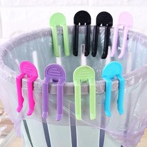이케아분리수거함 진공음식물쓰레기통 가정용 재활용 분리수거함 2 개몫 실용적인 쓰레기 수 클램프 플라스틱 쓰레기 봉투 클립 고정 쓰레기통 가방 홀더 쓰레기 클립 18