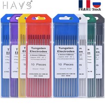 텅스텐봉 용접봉 티그 알곤 직업적인 텅스텐 전극 tig 150mm 6 1.0 1.6 2.4 3.2mm wl20 wt20 wc20 wl15 wz8 wy20 wp wr, 2.4mm, 2box-20pcs