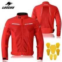 오토바이에어백 에어백슈트 보호대 여름 오토바이 자 켓 Motocross 자전거 CE 보호 레이싱 여성 모토 장비 남자 코트, Red-Men+XXL