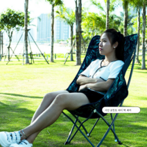 ZZJJC 아웃도어 접이식 피크닉 바비큐 차량용 비치 의자 휴대용 등받이 캐주얼 드리프트낚시걸상, 깃털 키높이 달 의자