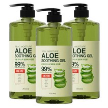 에이썸 대용량 알로에베라 리얼 수딩젤 1000ml X 3개 / 수분크림/보습/마사지