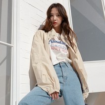 [제작] 모링아 루즈핏 바람막이 점퍼 68802 빅사이즈 여성의류