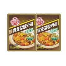 오뚜기 백세발효강황카레 순한맛 대용량 식당 업소 자취 1인가구 80g, 2개