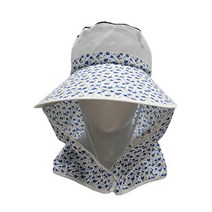 여성 농모 밭일모자 얼굴 햇빛 자외선 가리개 농촌 과수원 농막