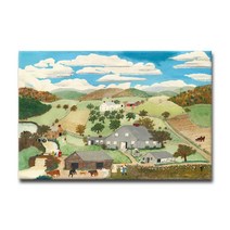 그랜마 모지스 그림 인테리어 명화 액자, 02. 시골풍경