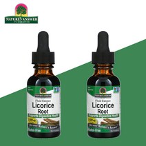 네이쳐스앤서 리코리쉬 리커리쉬 감초 뿌리 루트 추출물 무알코올 2000mg 30ml 2개