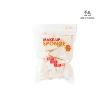 주트 소프트터치 삼각퍼프 24입, 1개, 흰색