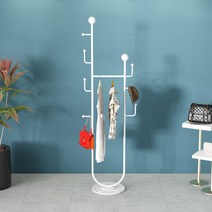 북유럽 심플 금장 행거 철제 미니 행거 코트랙 옷걸이 매장 까페 오피스, S