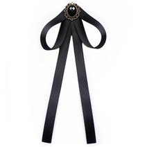 진주 리본 브로치 핀 보우 넥타이 빈티지 사전 묶인 칼라 보석 Bowknot necktie