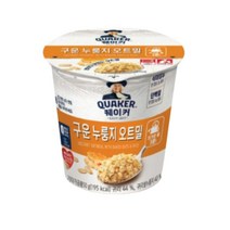 퀘이커 구운 누룽지 오트밀 시리얼컵, 50g, 11개