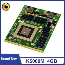 기존 Quadro K5000M K5000 4G N14E-Q5-A2 비디오 그래픽 카드 GDDR5 Dell M6600 M6700 M6800 HP ZBOOK 17 G2 완벽하게 작동