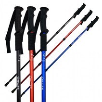 액트 등산 스틱 CA-2201 3단 일자형 듀랄루민 안티쇼크 노르딕워킹 지팡이, 액트일자CA2201-블루