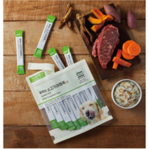 국내산 강아지 보양식 무마진 짜먹는 츄르 490g 대용량 3종, 소고기야채죽