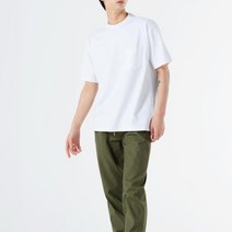 남성 여름 순면 루즈핏 포켓 반팔 박스티 학생 숏슬리브 대학생룩 꾸안꾸