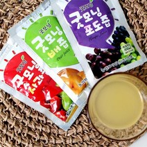 굿모닝 껍질째 갈아만든 무설탕 과일즙 3종 혼합 (사과/포도/배) 30포, 1