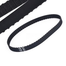 1 피스 타이밍 벨트 xl 10mm 노화 방지 150xl037 블랙 타이밍 벨트 75 톱니 톱니 고무 기어드 드라이브 벨트, 없음