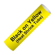 DYMO Rhino IND 열 수축 튜브 산업용 테이프 18051 4200, 02 Black on Yellow_03 12mm