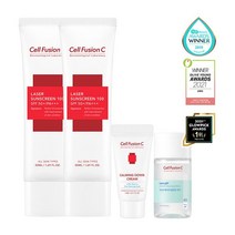 셀퓨전씨(CELL FUSION C) 레이저 썬스크린 50ml+50ml (+미니어처 2종), 없음