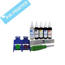 HP LG 삼성 캐논 정품 무한잉크 석션도구 주사기 랜선 USB선 수리도구 잉크젯 복합기, 15.캐논 810 충전풀세트