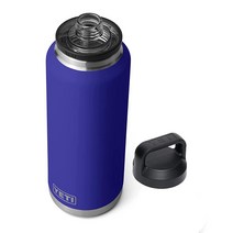 YETI Rambler 진공 단열 가정용 병 처그 캡 포함 노르딕 퍼플 1.3kg46온스 스테인리스 스틸 소재 USA 미국, Offshore Blue