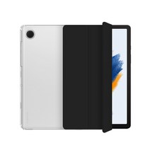 제이로드 갤럭시 탭A8 클리어슬림 케이스, 블랙