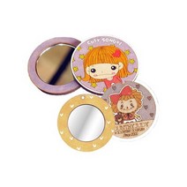 나무공예 미니거울 캐릭터 색칠하기 우드채색, 로미