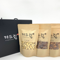견과류세트 멸치선물세트 명절 추석 선물세트 2종, 더드림 견과류세트(아몬드+캐슈넛+피칸)