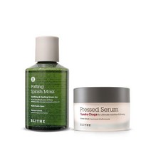 블라이드 베스트 2-STEP세트 세수팩 그린 + 고체세럼 툰드라 차가